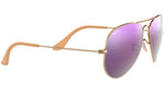 Aviator Flash Lenses RB3025 167/4K Bronze Copper Lilac