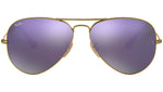 Aviator Flash Lenses RB3025 167/4K Bronze Copper Lilac