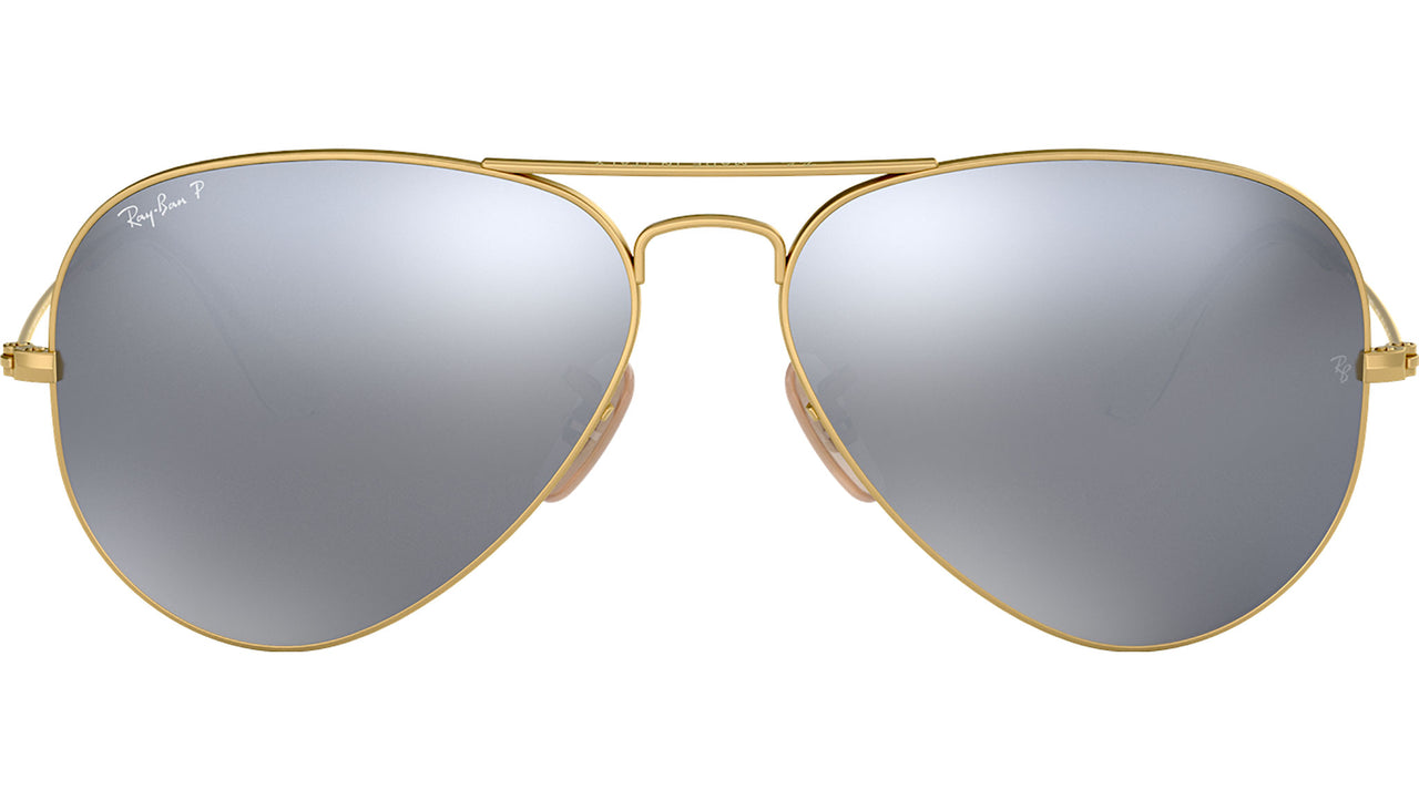 Aviator Flash Lenses RB3025 112/W3 Gold Silver