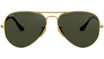 Aviator Havana Collection RB3025 181 Gold Green