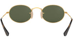 Oval Flat Lenses RB3547N 001 Gold Green