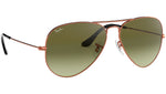 Aviator Gradient RB3025 9002A6 Bronze Green