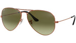 Aviator Gradient RB3025 9002A6 Bronze Green