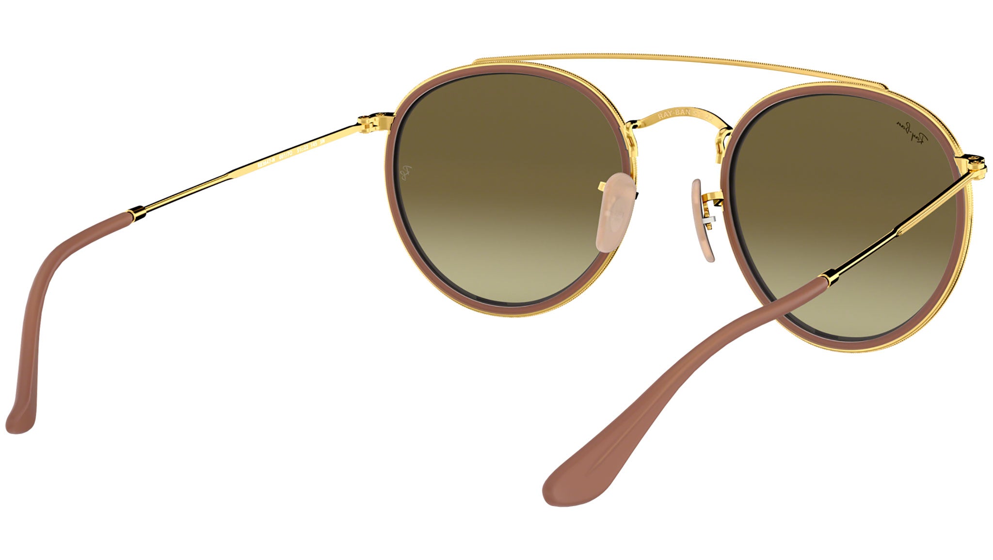 Ray-Ban RB3647N 001/7O Gold Sunglasses