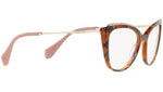 MU 02QV VX81O1 havana / top transparent brown