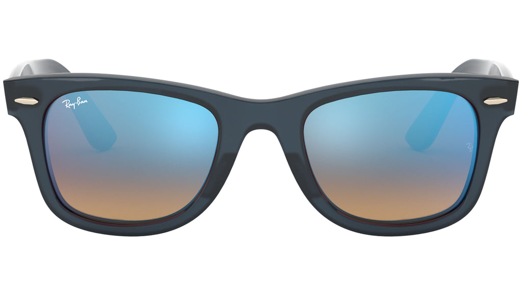 Wayfarer Ease RB4340 blue gradient flash