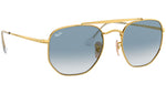 The Marshal RB3648 gold clear gradient blue