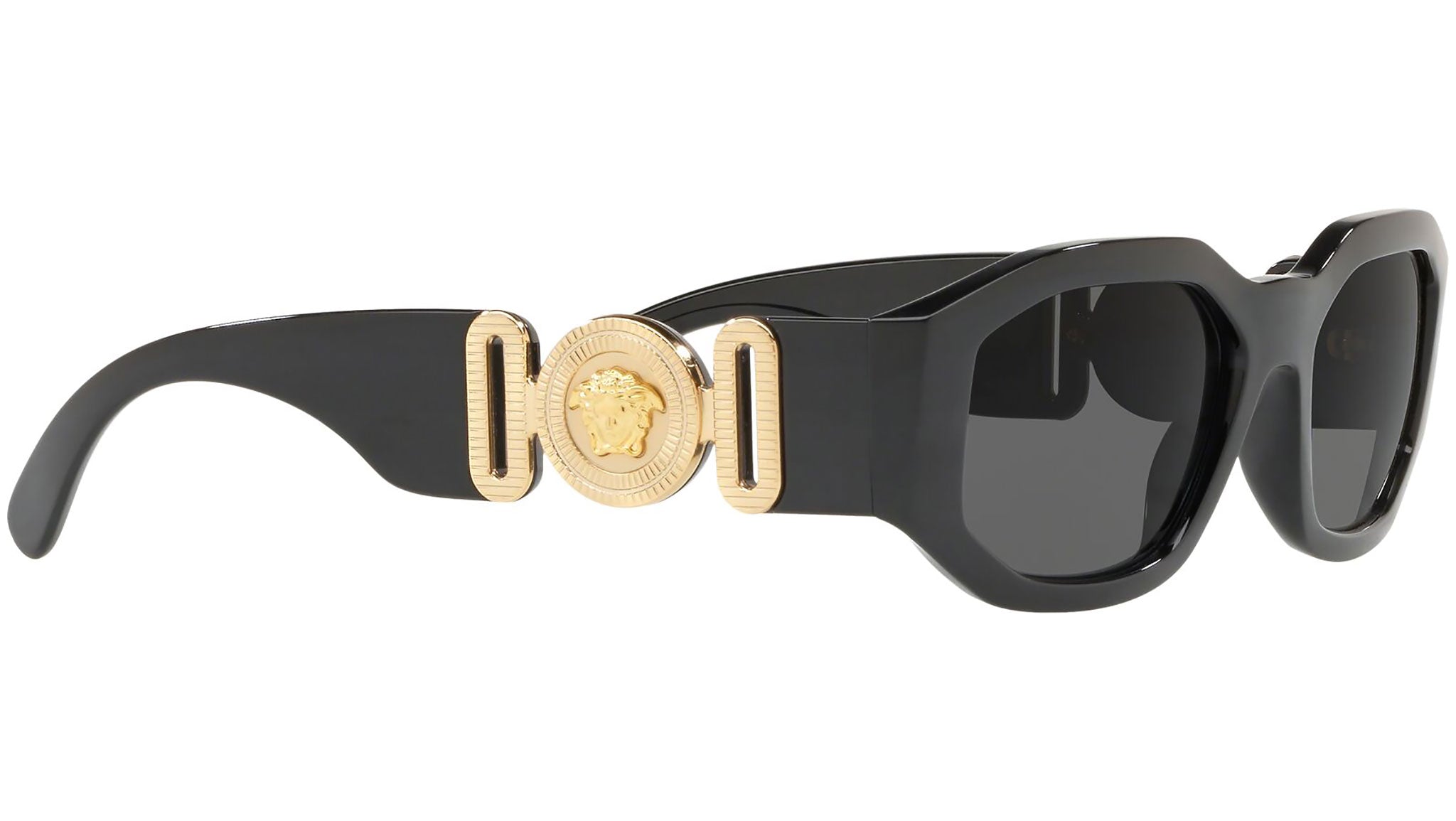Versace Sunglasses VE4361 GB1/87 Black 53 mm Unisex Plastic Black