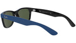 New Wayfarer Color Mix RB2132 rubber blue on black