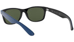 New Wayfarer Color Mix RB2132 rubber blue on black