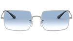 Rectangle RB1969 silver light blue