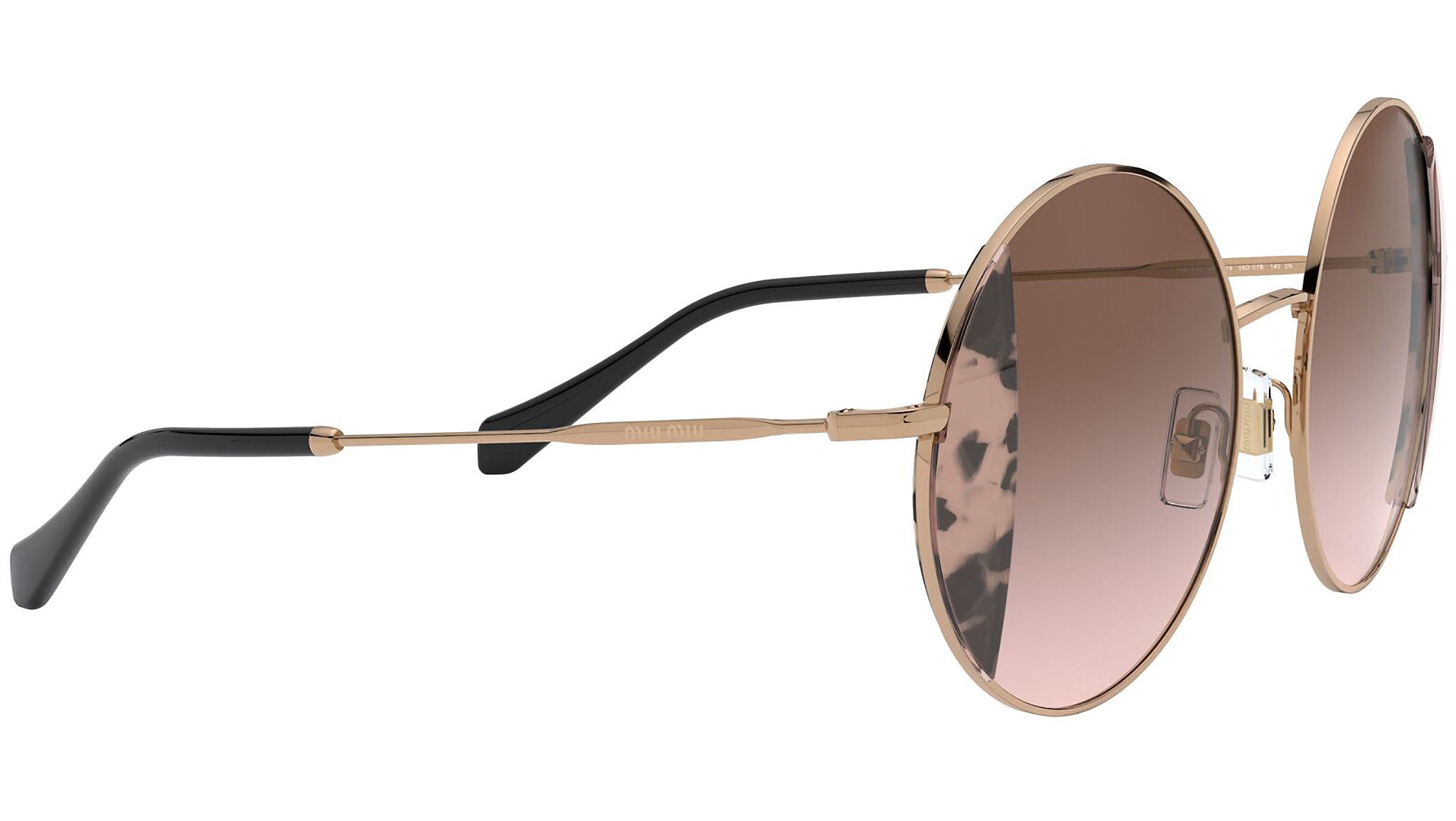 Miu Miu Miu Miu Mu 57vs Pink Havana Pink Gold Sunglasses