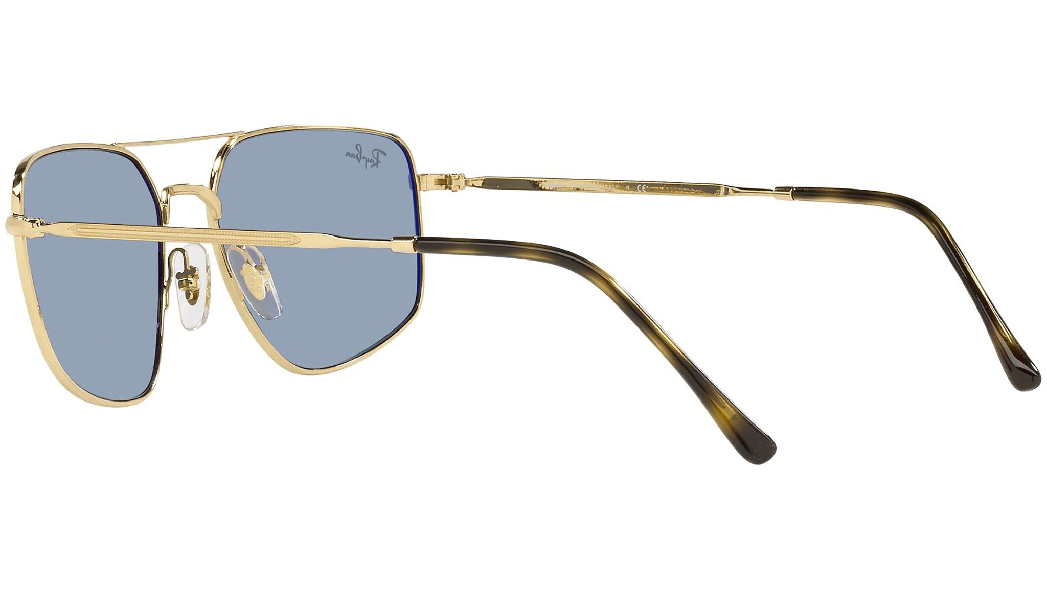 Ray-Ban RB3666 001/62 Gold Sunglasses