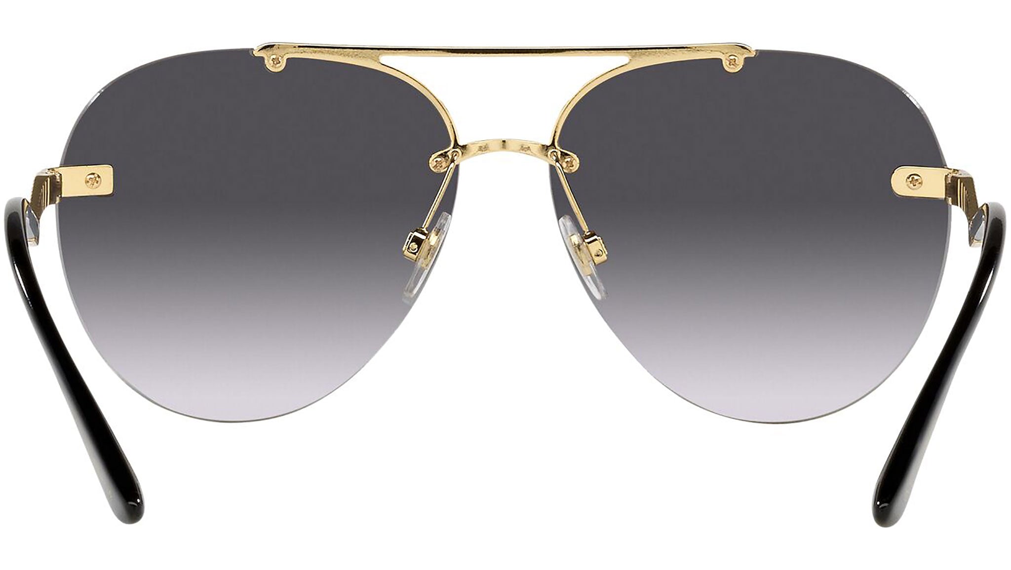 Dolce & Gabbana - Mirrored Fur Ski Goggles Mask Sunglasses BI0759 Green Gold