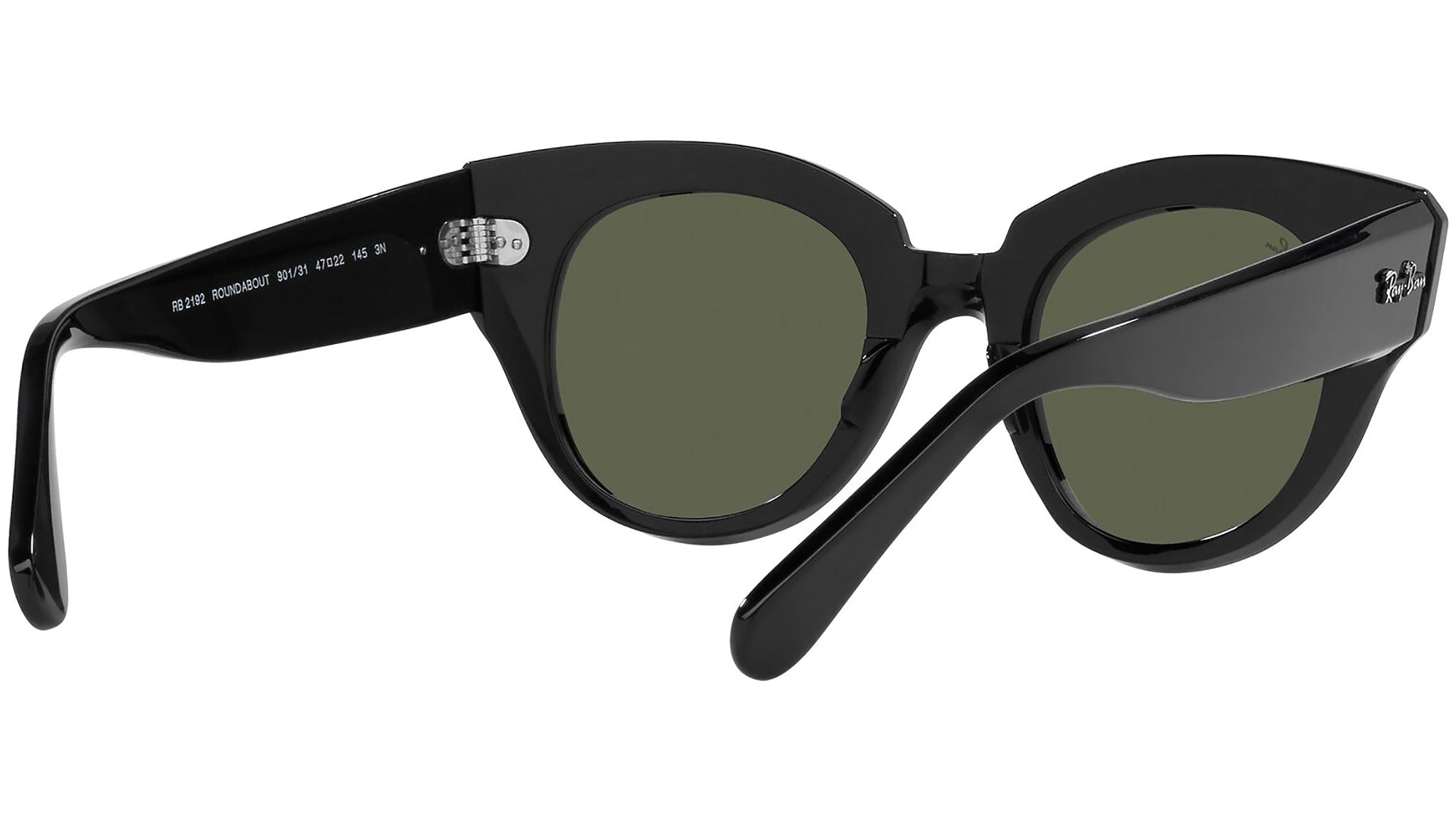 Ray-Ban Roundabout RB2192 901/31 Black Sunglasses