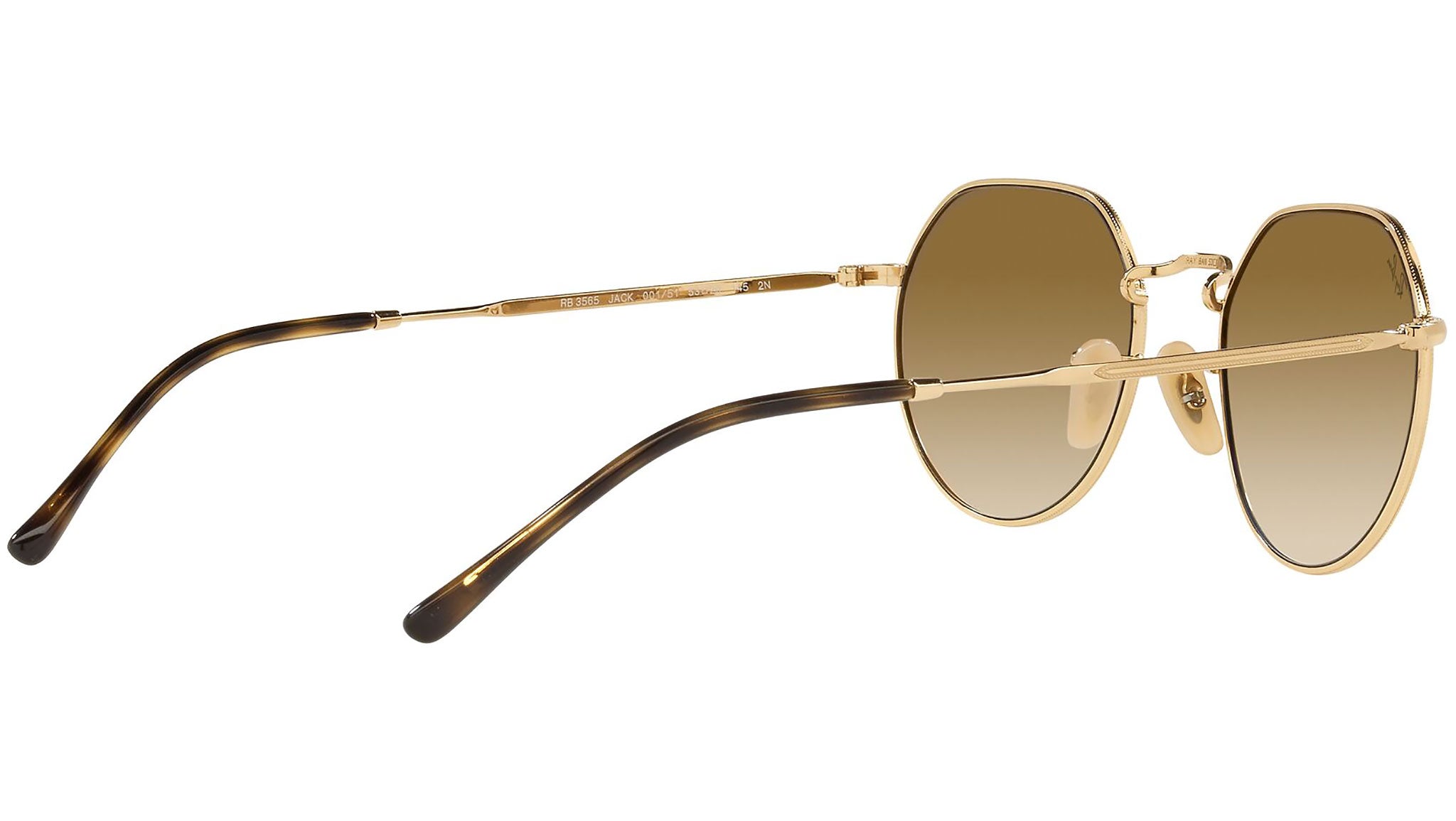 Ray-Ban Jack RB3565 001/51 Gold Sunglasses