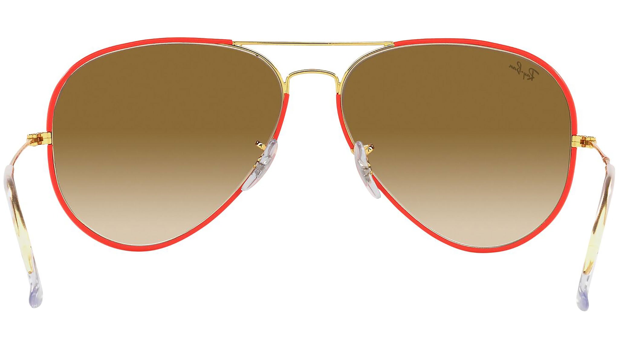 Ray ban red store frame aviator sunglasses