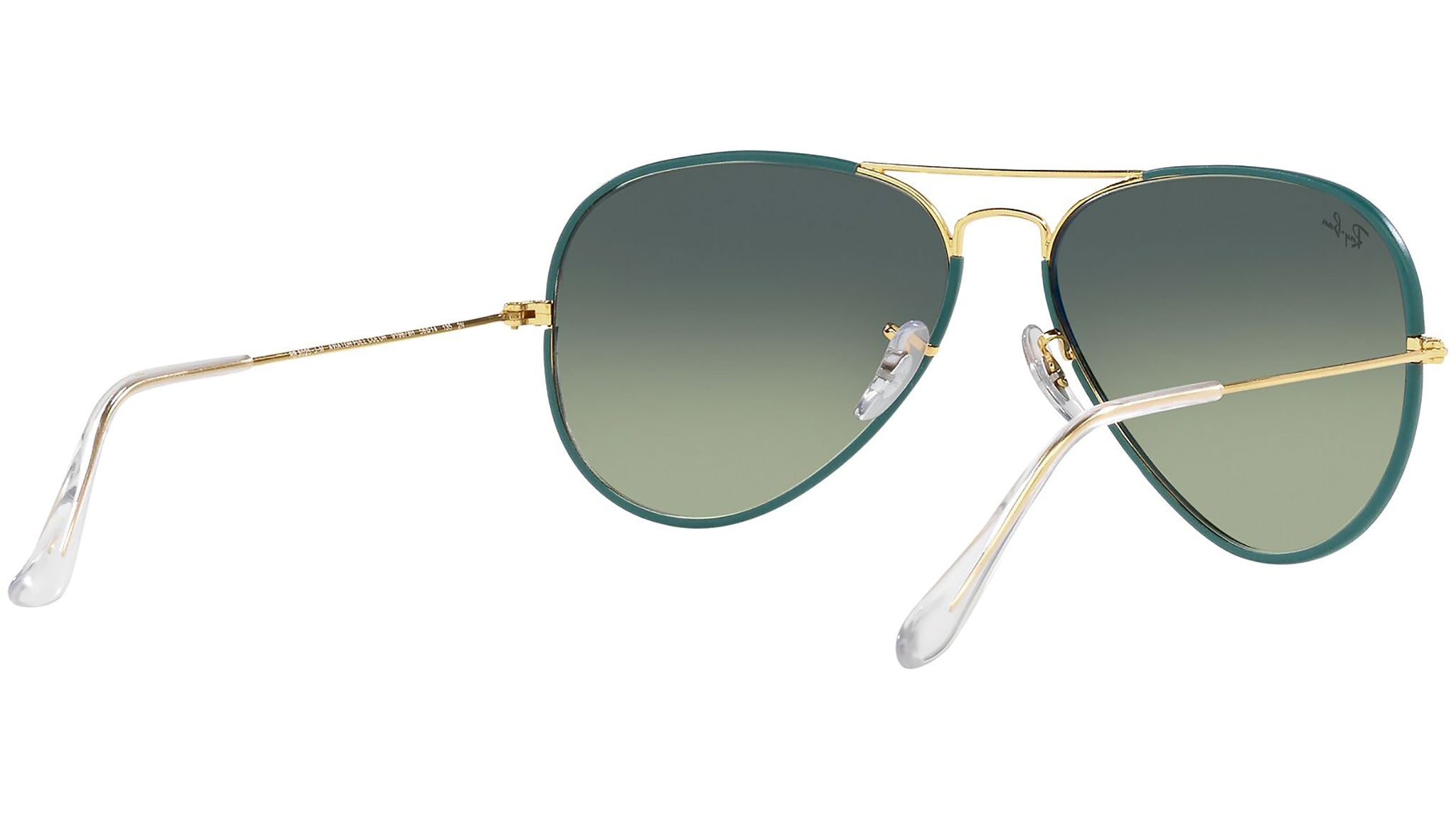 Ray-Ban Aviator Full Color RB3025JM 9196BH Green Sunglasses