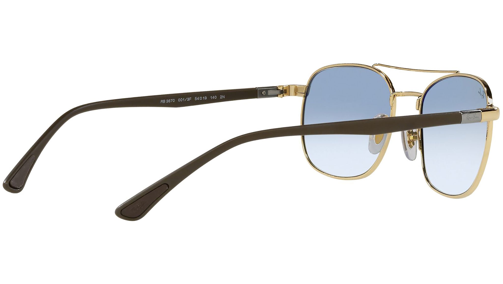 Ray-Ban RB3670 001/3F Gold Sunglasses