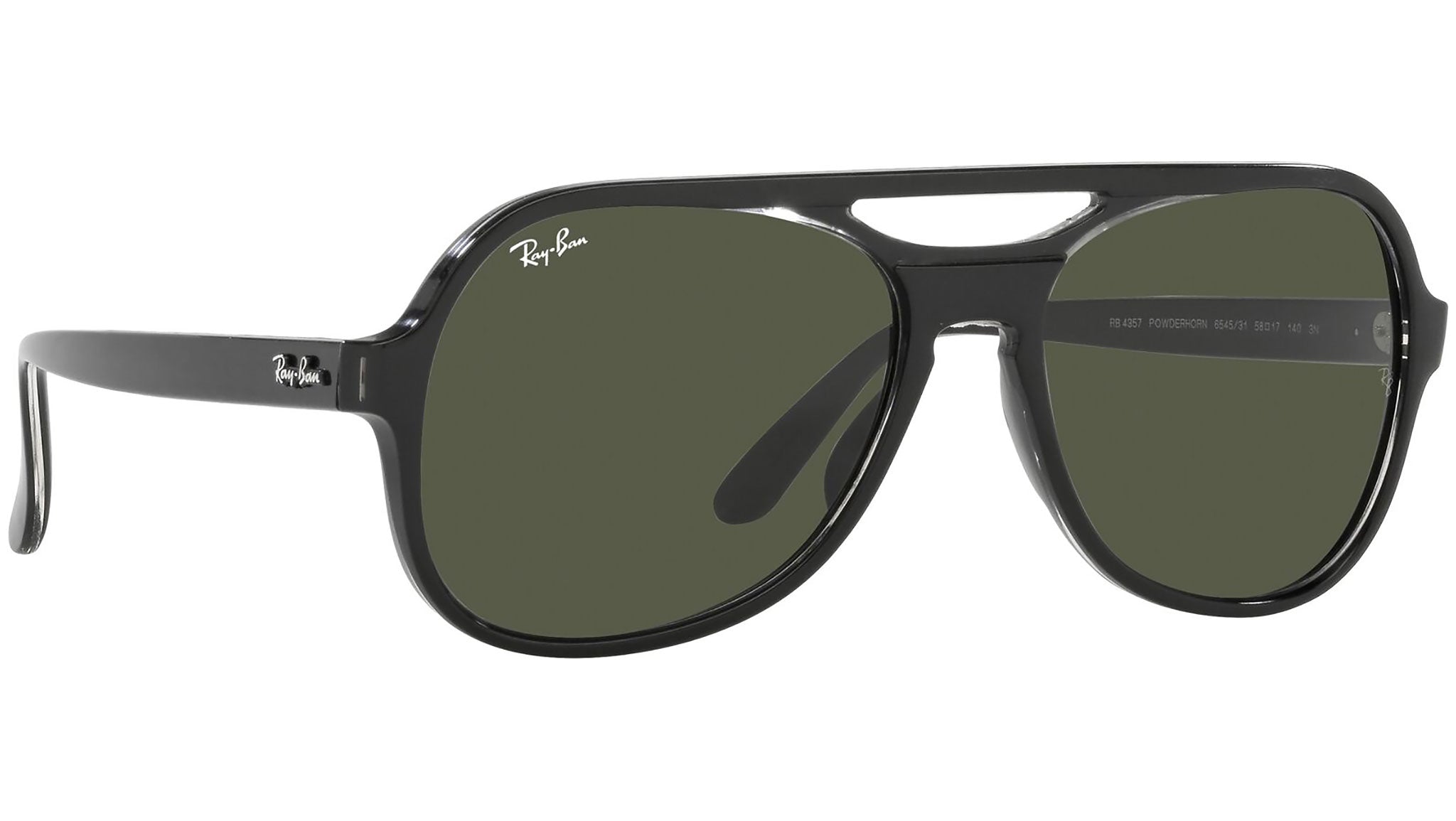 Ray-Ban Powderhorn RB4357 654531 Black Sunglasses