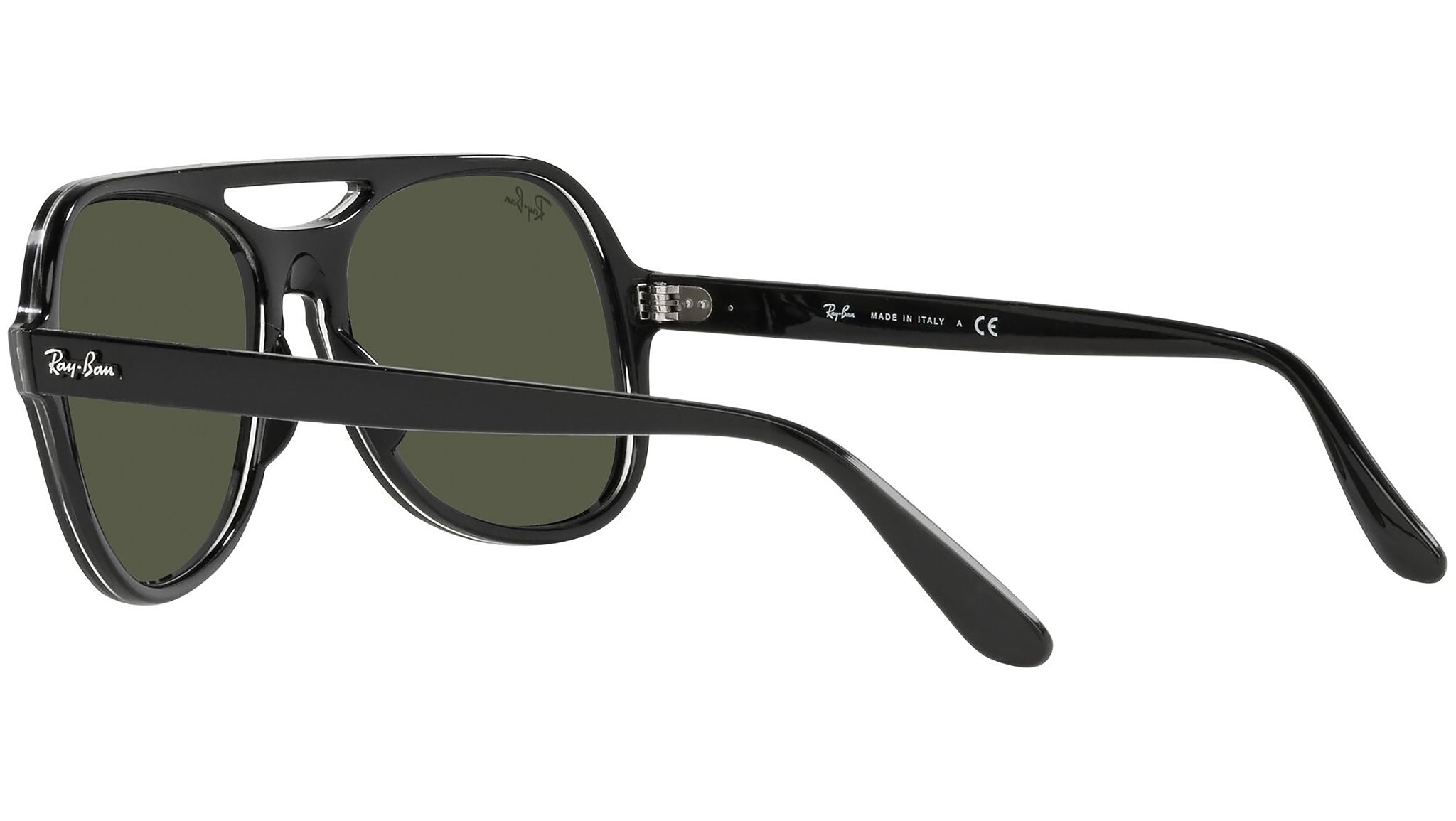 Ray-Ban Powderhorn RB4357 654531 Black Sunglasses