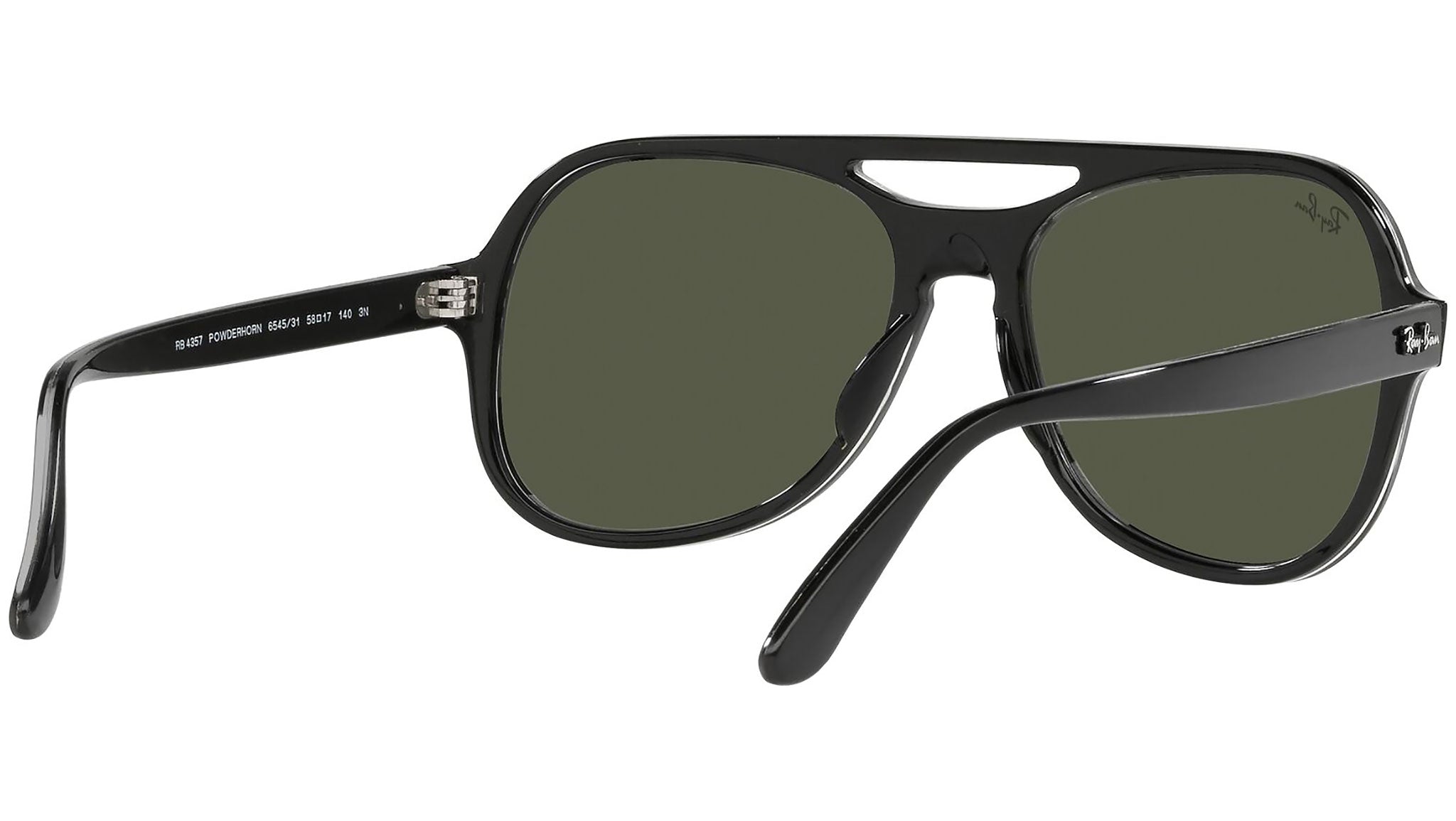 Ray-Ban Powderhorn RB4357 654531 Black Sunglasses