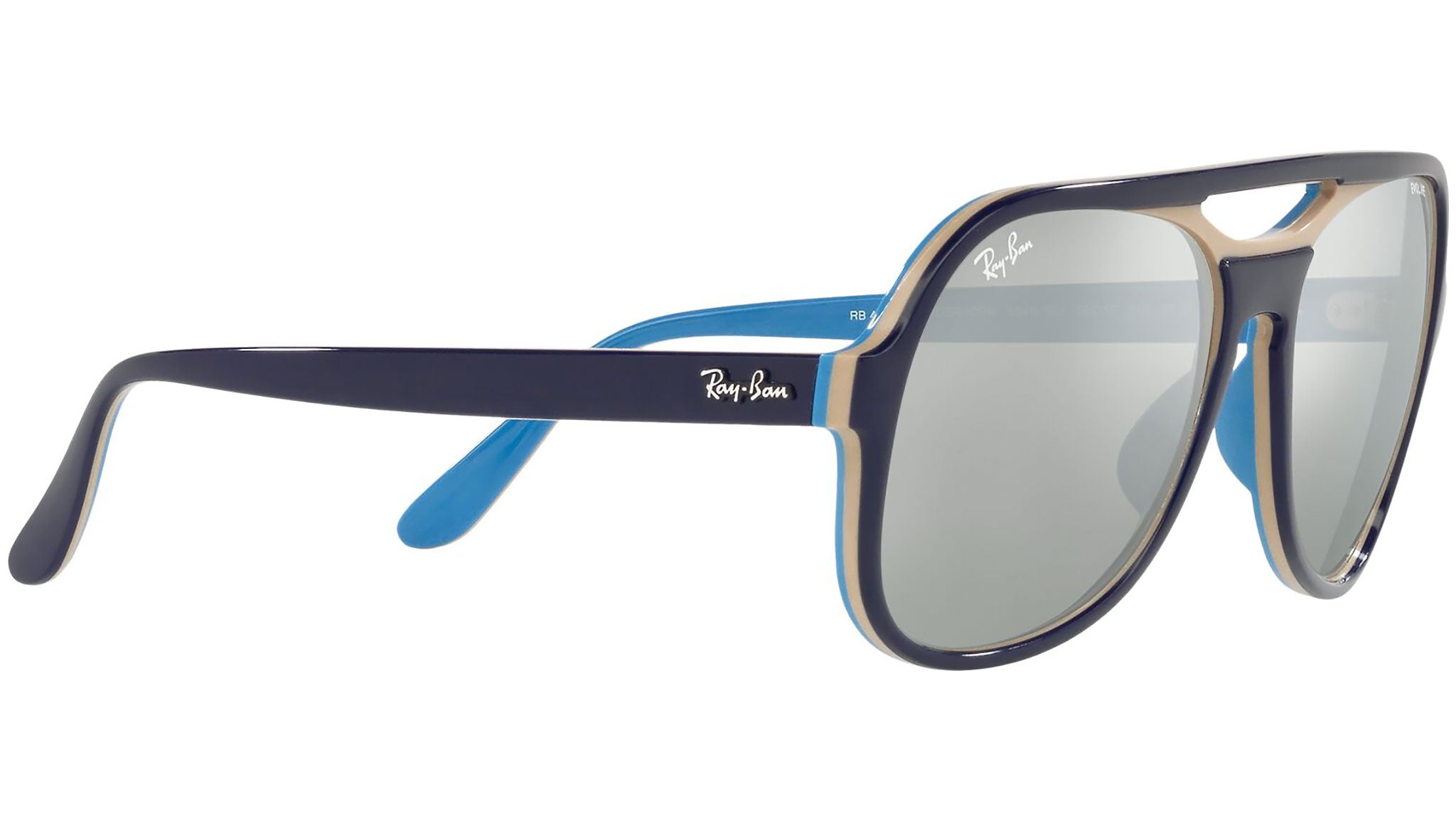 Ray-Ban Powderhorn RB4357 6546W3 Blue Sunglasses