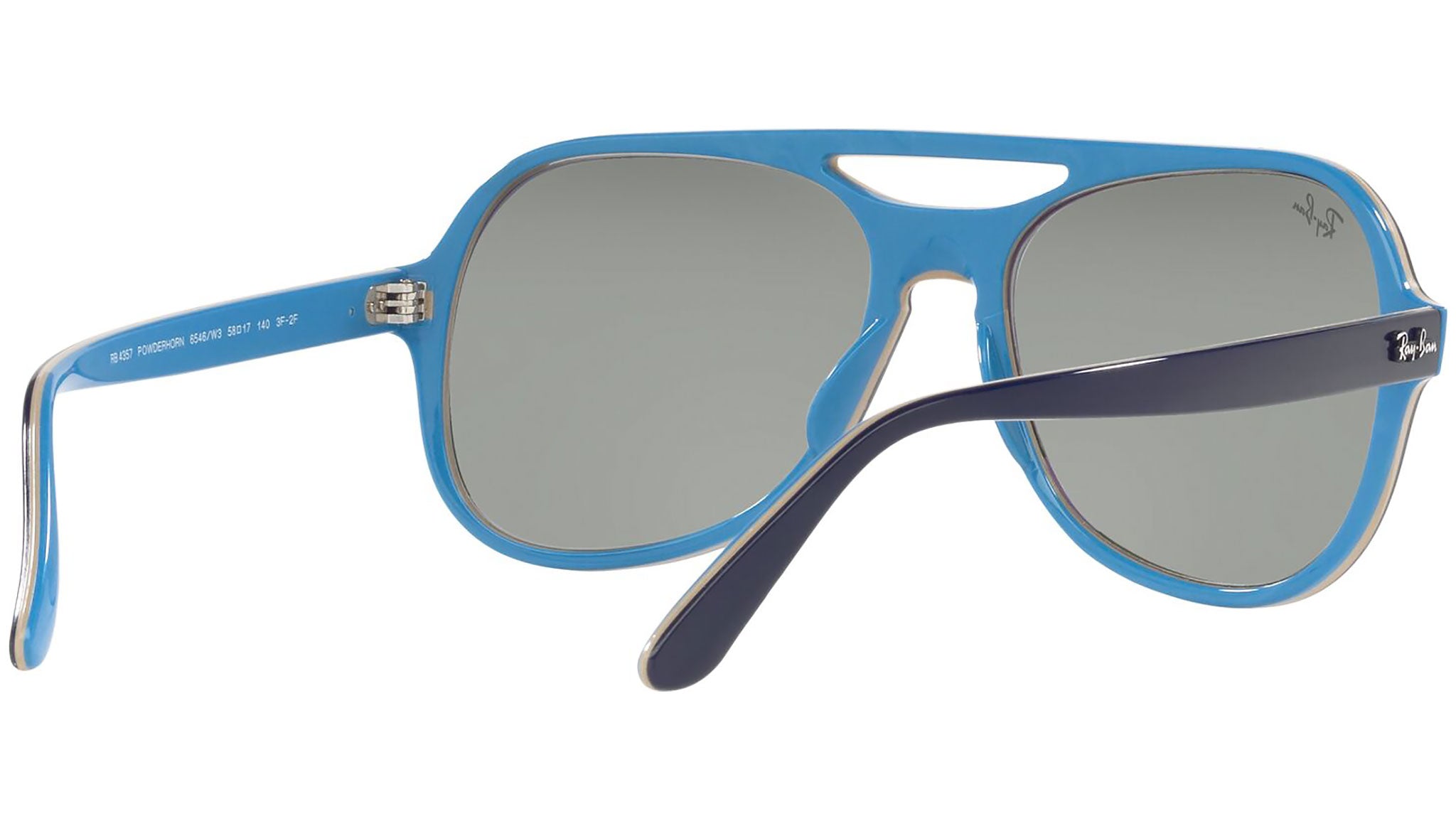 Ray-Ban Powderhorn RB4357 6546W3 Blue Sunglasses