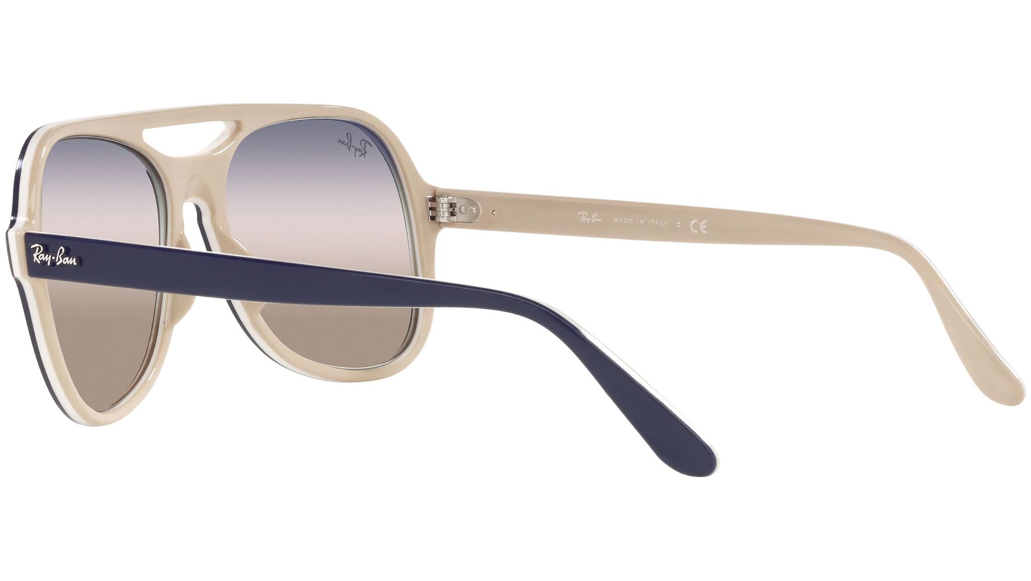 Ray-Ban Powderhorn RB4357 6548GD Blue Sunglasses