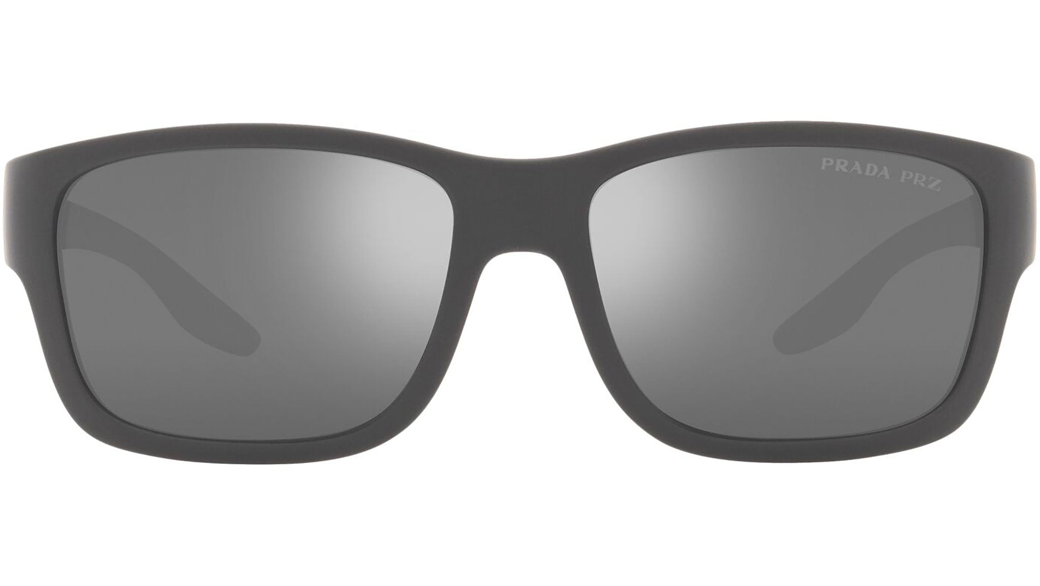 Prada Linea Rossa PS 01WS UFK07H Grey Rubber Sunglasses