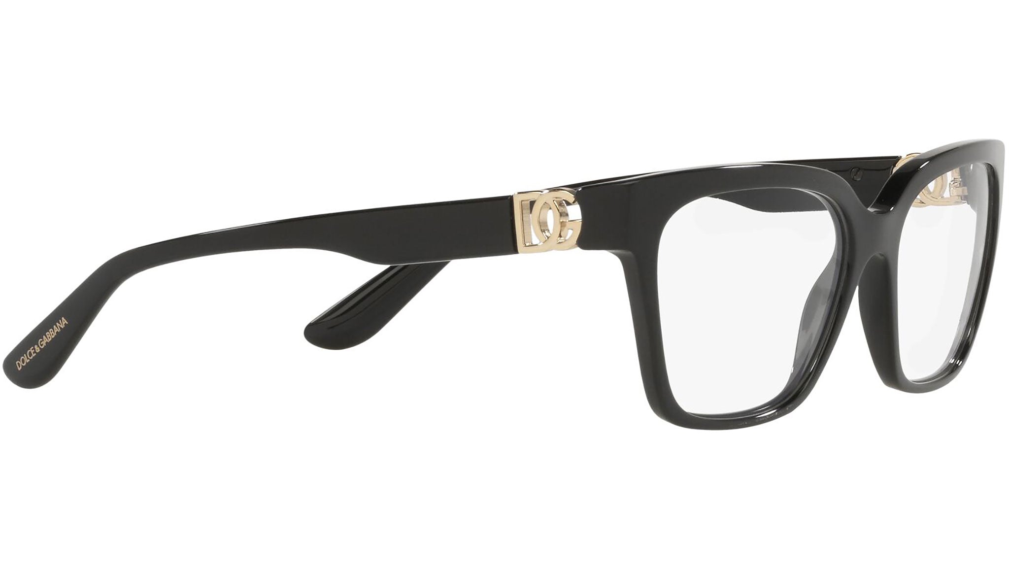 Dolce & Gabbana DG3343 Eyeglasses 501 Black