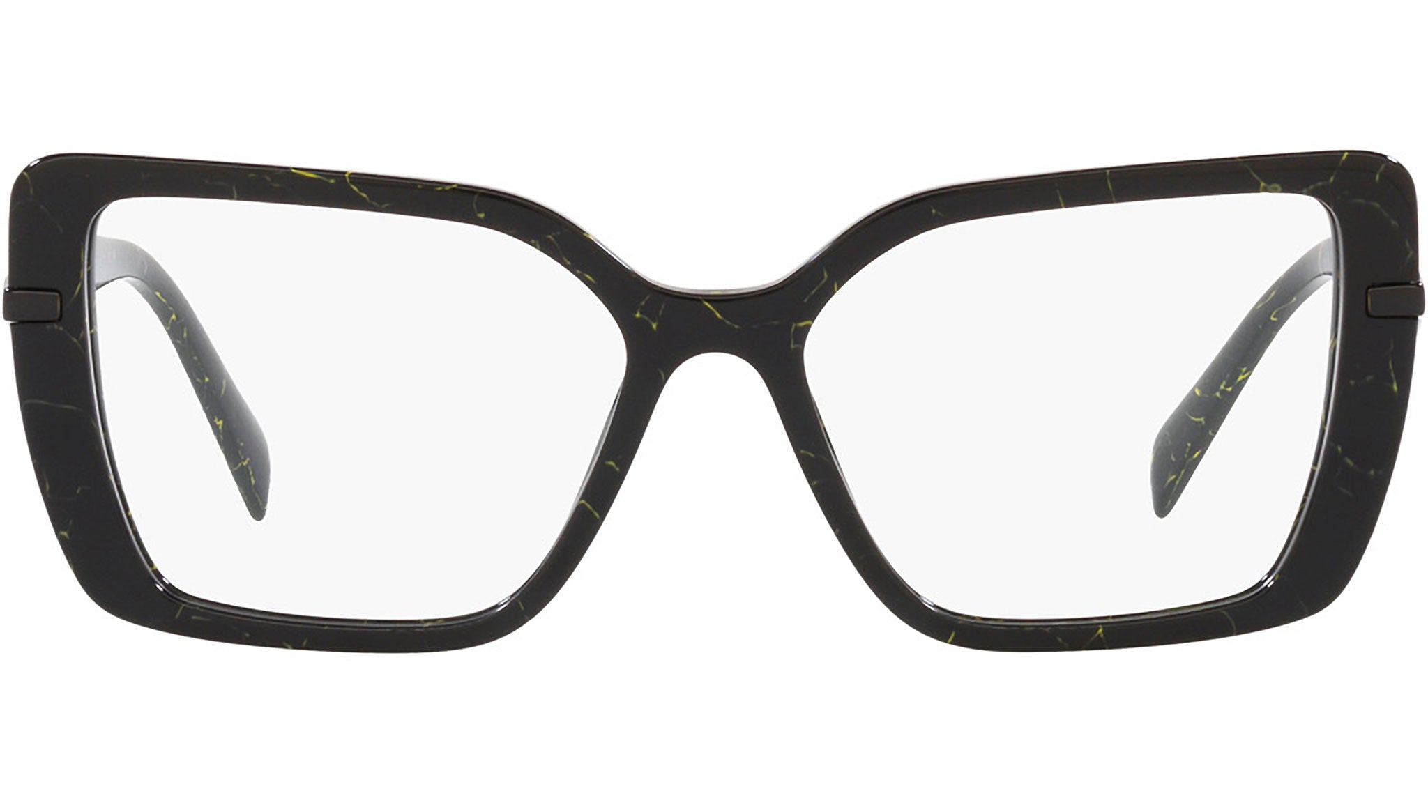 Prada Eyewear Oversize-Frame Sunglasses - Yellow for Women