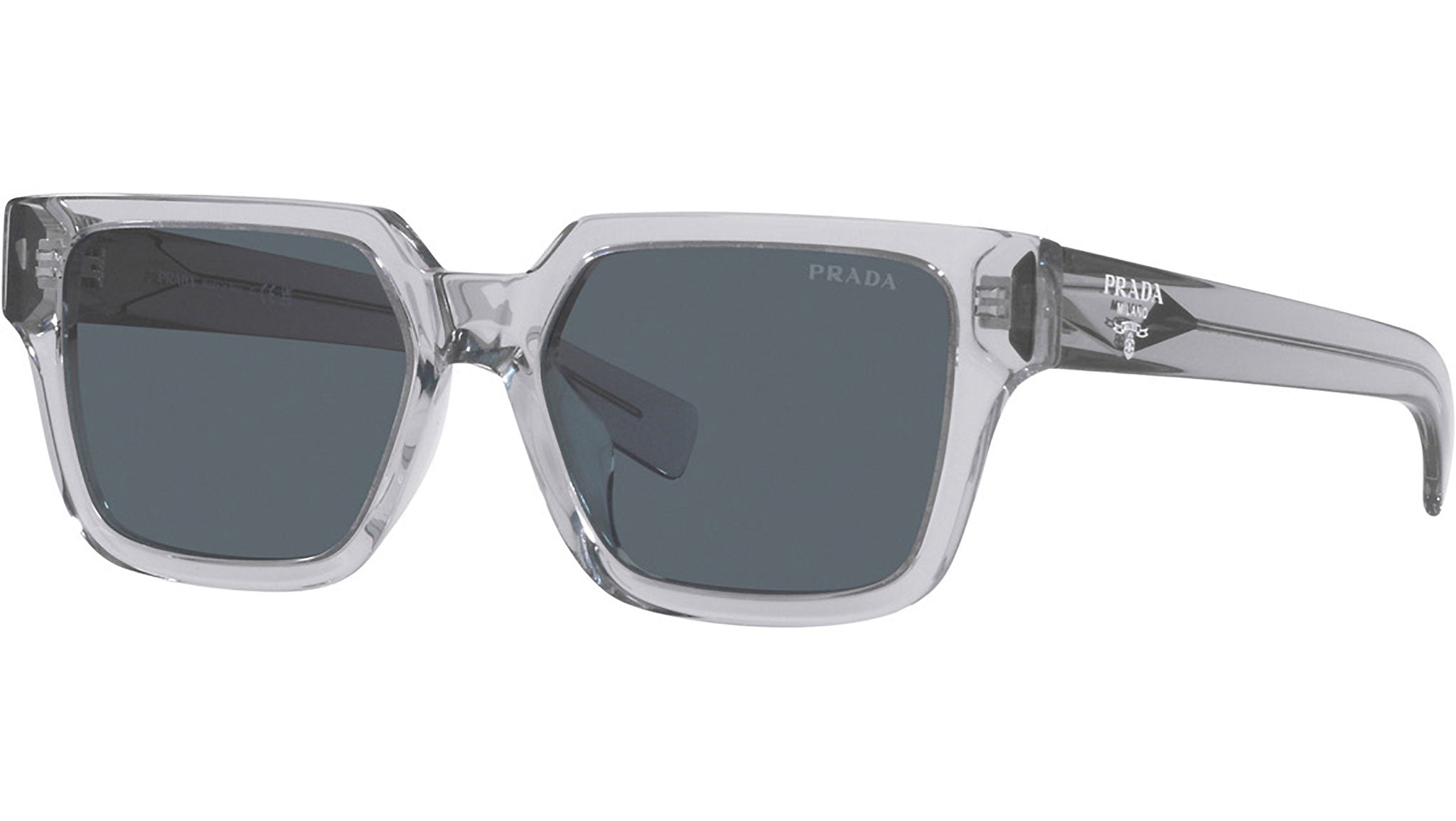 Prada, Accessories, New Prada Pr3zsf Green Marble Dark Grey Sunglasses