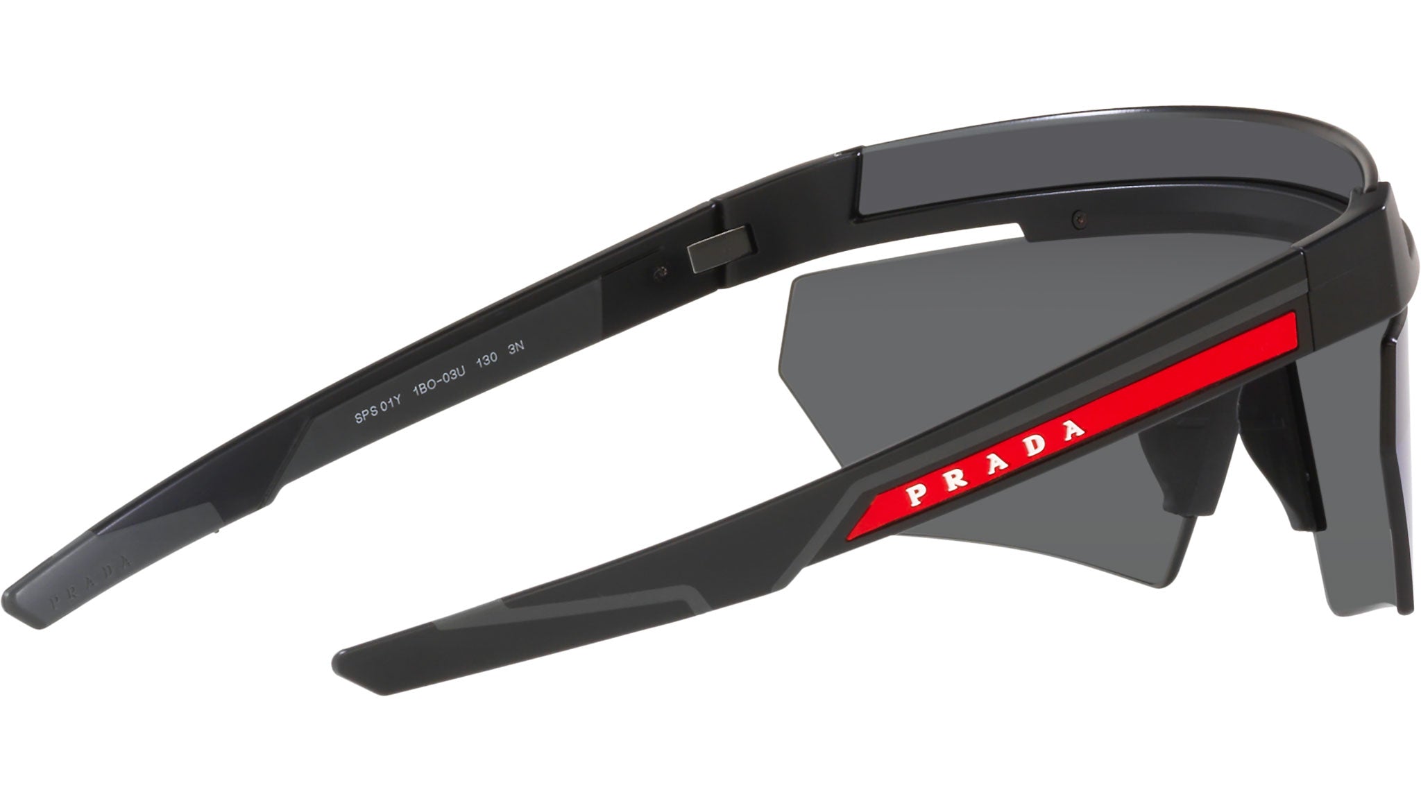 Prada Linea Rossa Sunglasses PS01YS 1BO03U Black