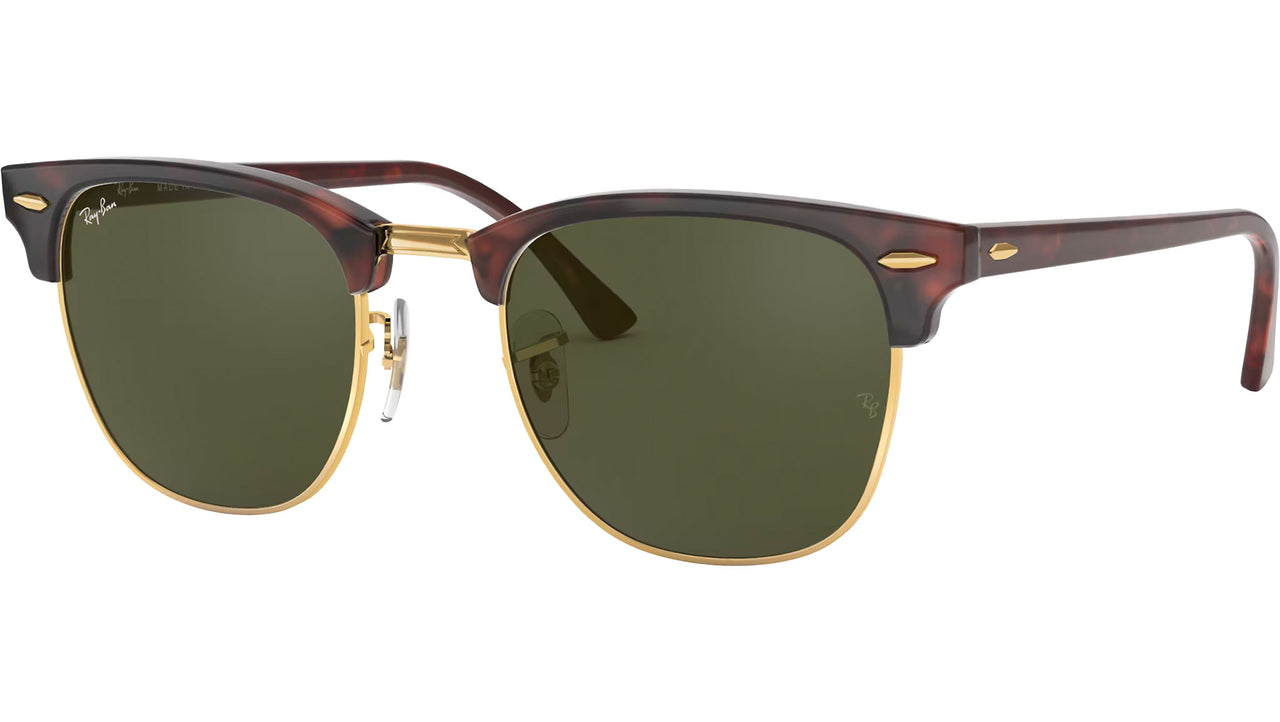 Clubmaster Classic RB3016 polished tortoise