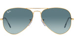 Aviator Gradient RB3025 001/3M Gold Blue