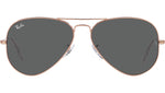 Aviator RB3025 9202B1 Rose Gold Grey