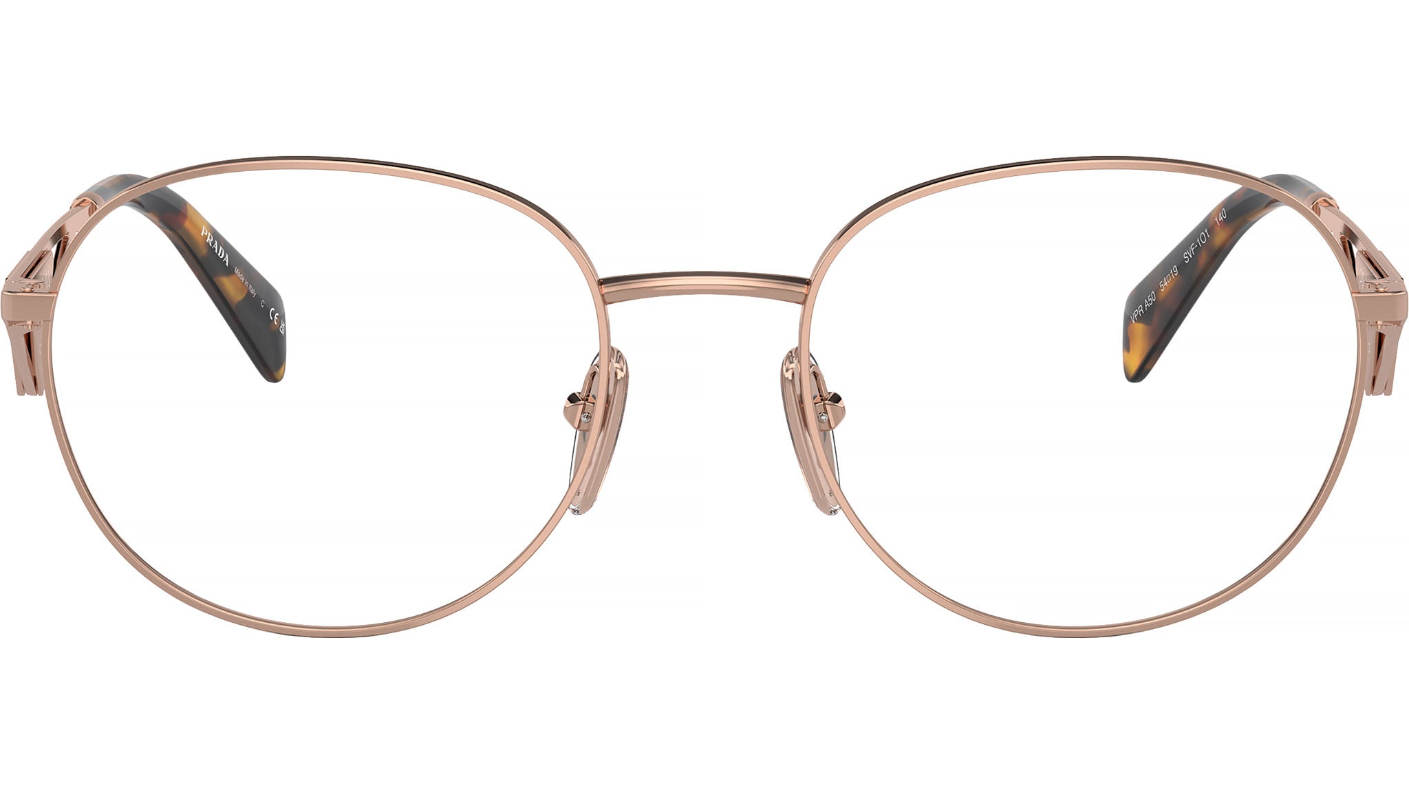 Prada PR A50V Eyeglasses SVF1O1 Rose Gold