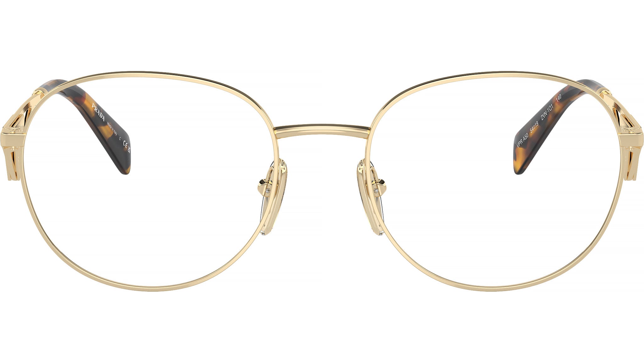 Prada PR A50V Eyeglasses ZVN1O1 Pale Gold