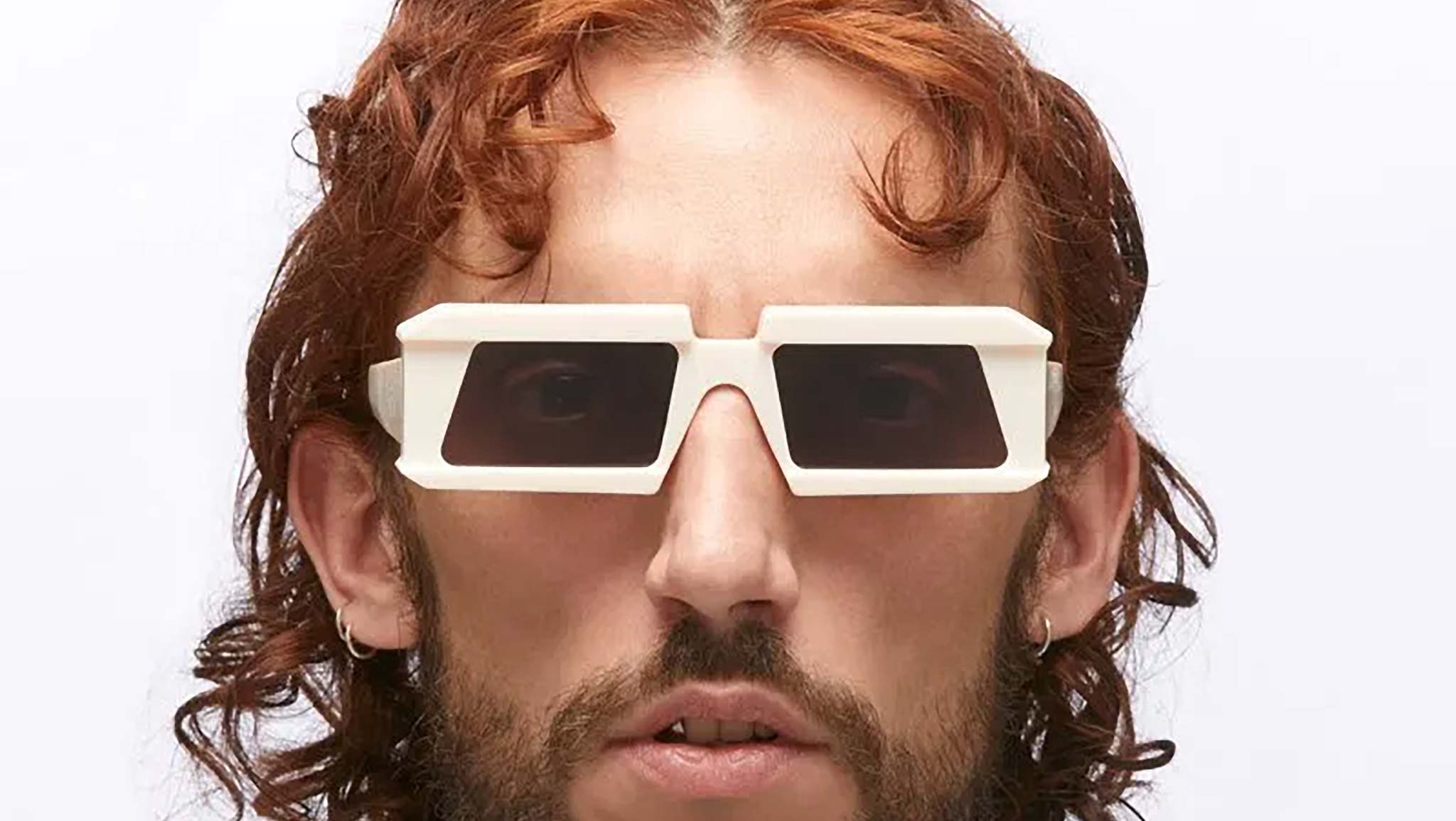 Louis Vuitton Cut Sunglasses Red | 3D model