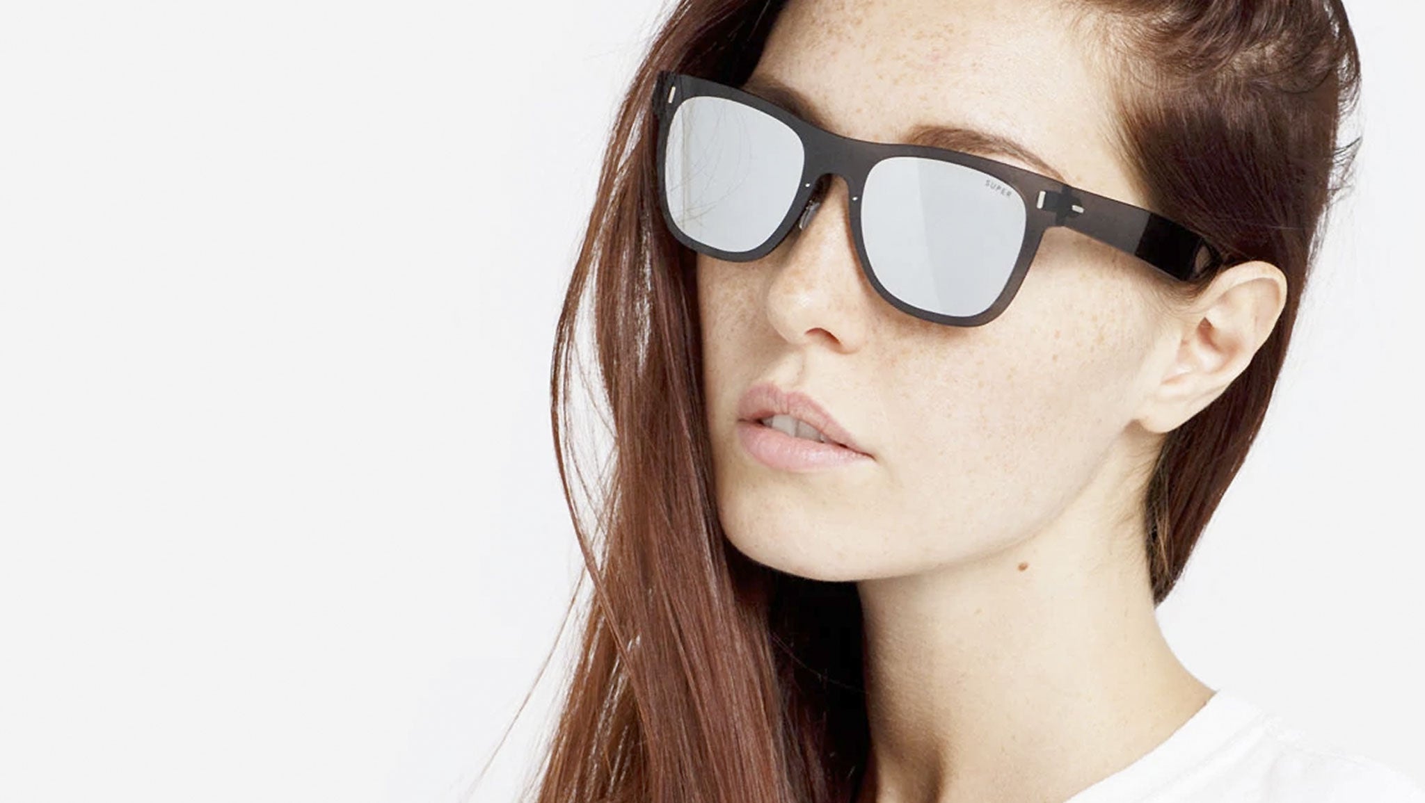 Retrosuperfuture Duo Lens Classic Silver&Black Sunglasses