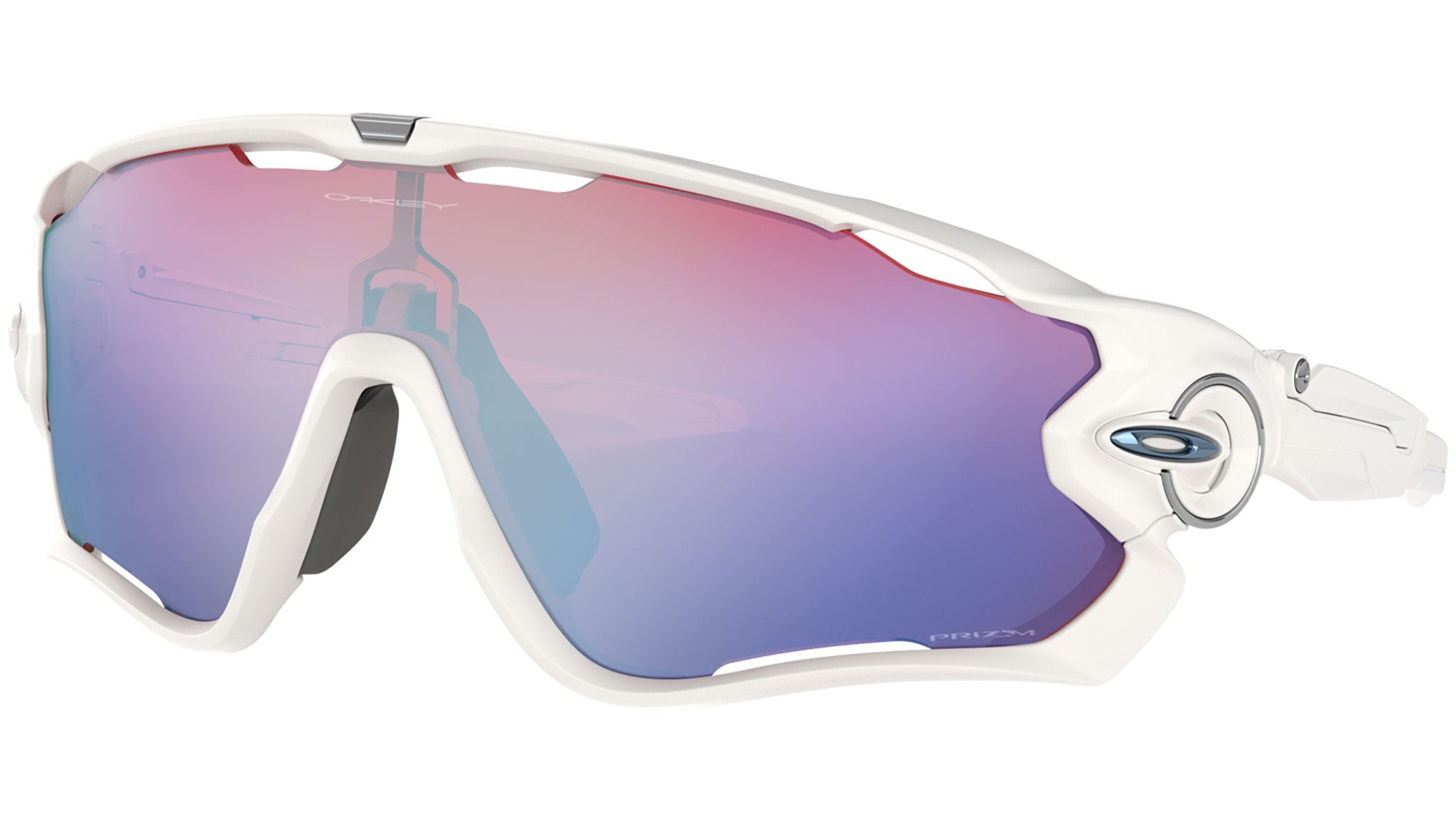 Oakley Jawbreaker Polished White Sunglasses - Prizm Snow