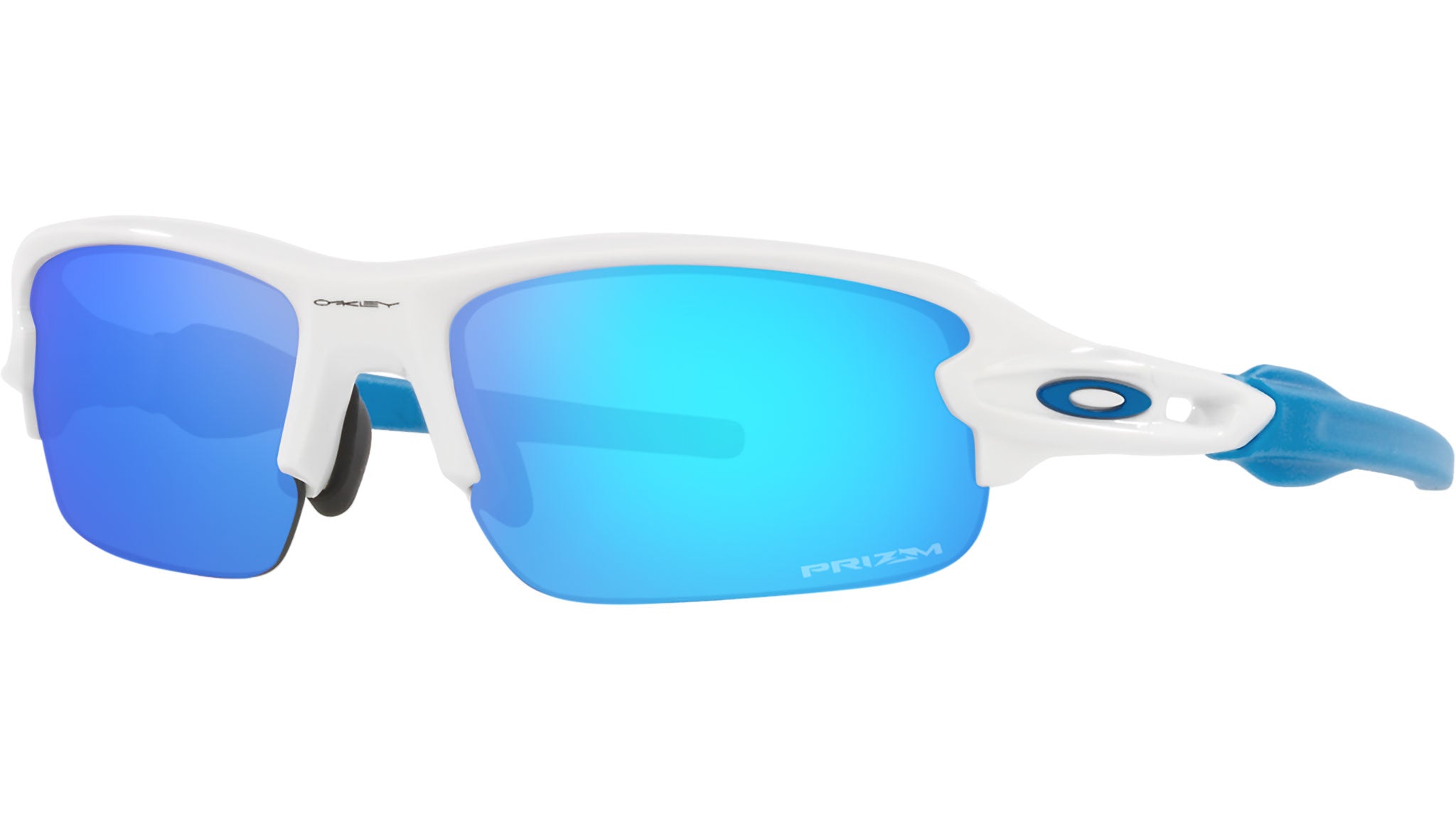 Oakley flak 2.0 blue and sales white