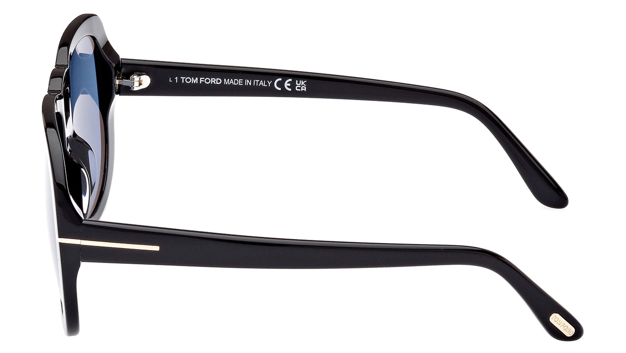 Tom Ford Dax FT0751 01V Black Sunglasses